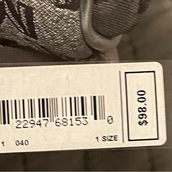 Michael Kors Women's Metallic Logo Jacquard Belt Bag NWT - Picture 8 of 8